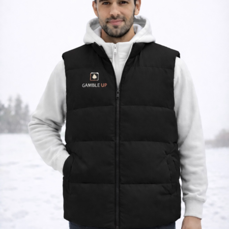 Gamble Up Unisex Down Puffer Vest